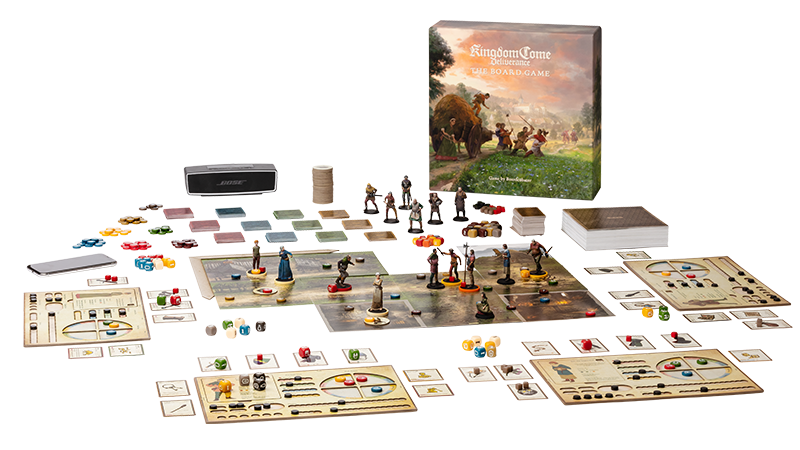 Kingdom Come: Deliverance – The Board Game desplegado