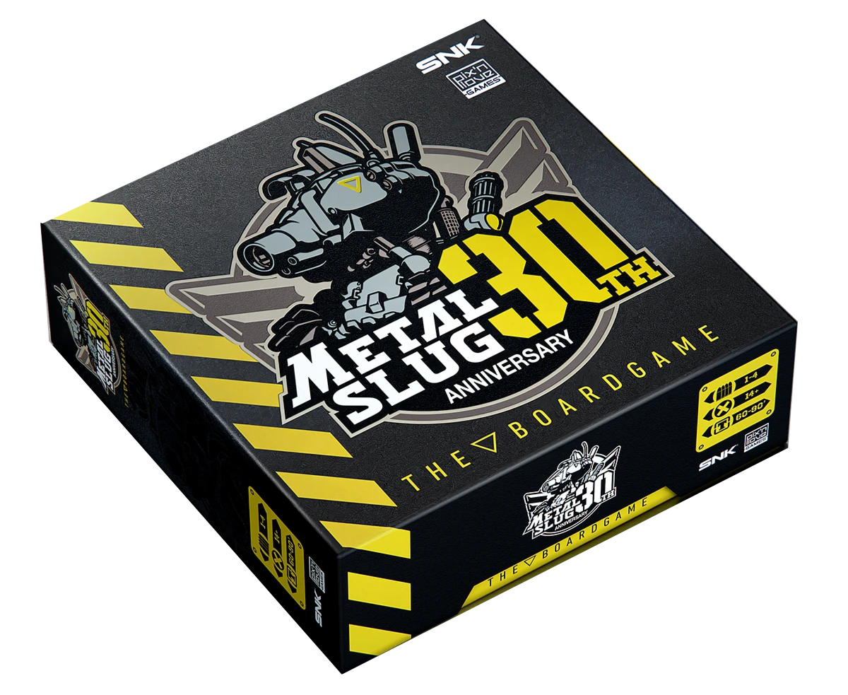 Caja de Metal Slug 30th Anniversary: The Boardgame