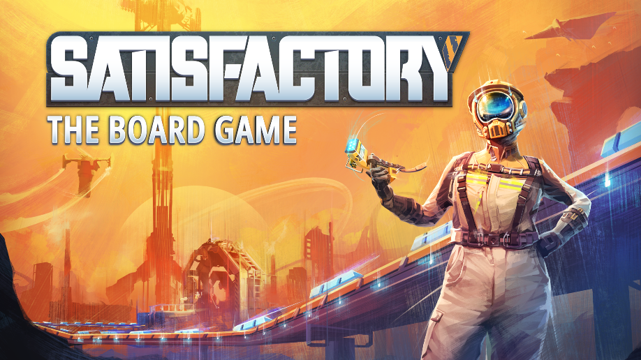 Arte de presentación de Satisfactory: The Board Game